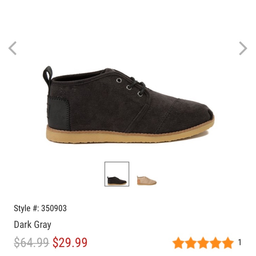 TOMS CORDUROY BOTA BOTTIE